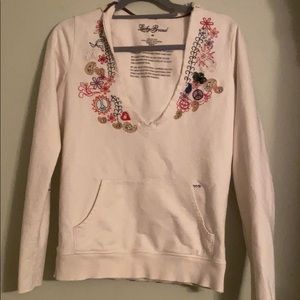 Lucky Brand Hooded Lightweight Sweatshirt